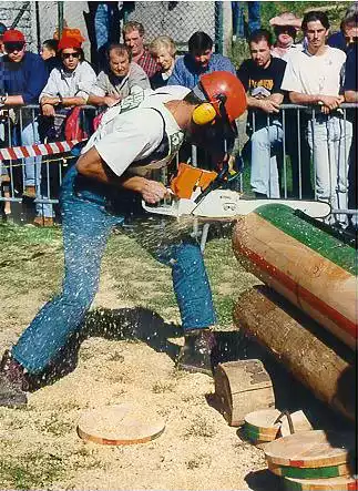 1996 - Finale del Campionato, prova di taglio di precisione