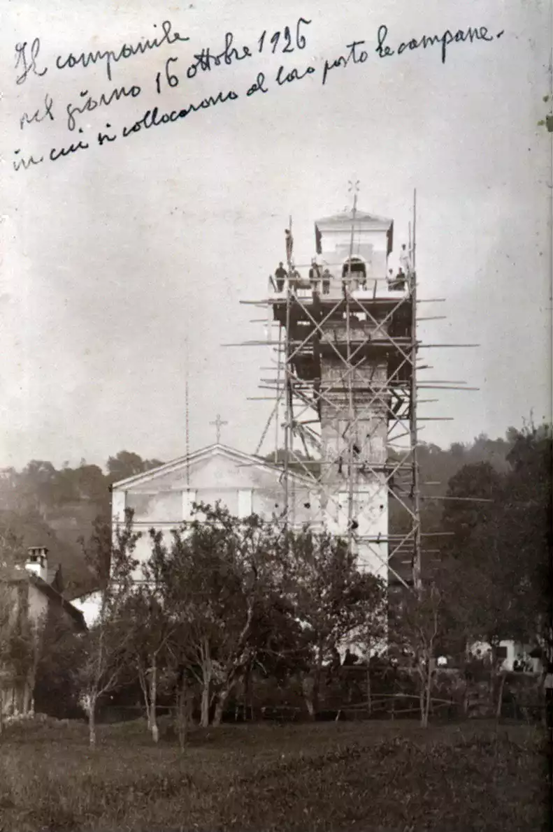 16 ottobre 1926 - Lavori sul campanile di San Pietro