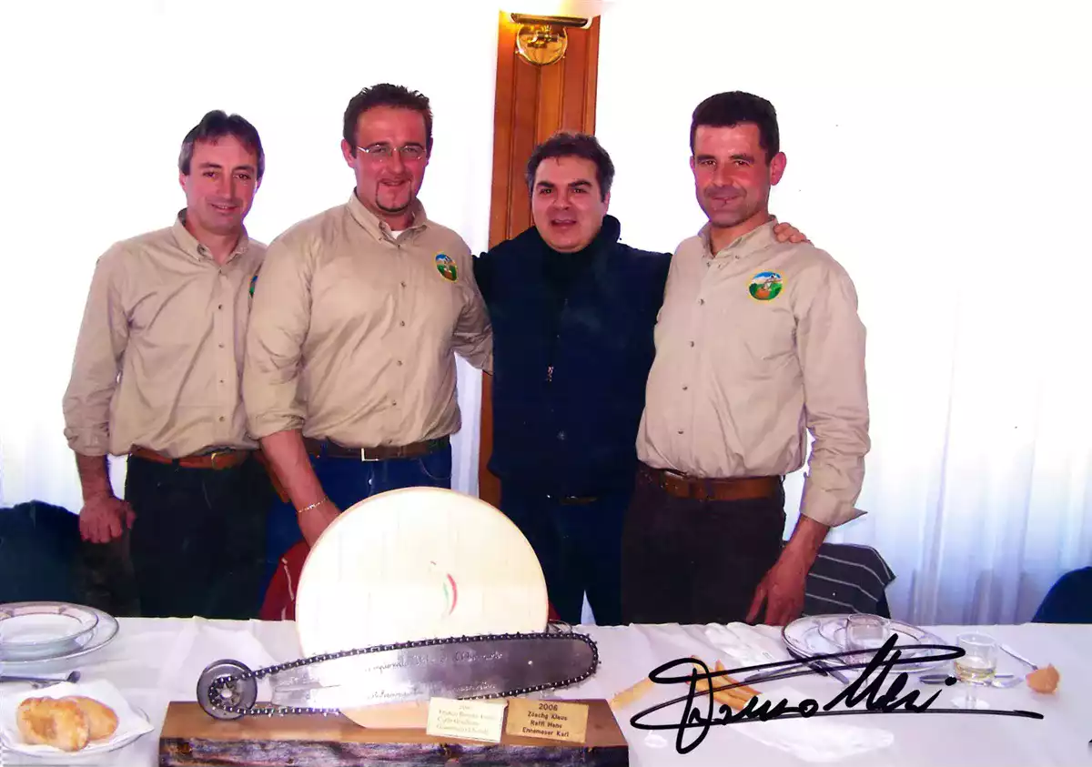 Campioni d'Italia 2008 - I festeggiamenti con l'attore Franco Neri