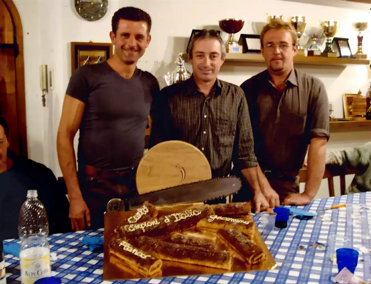 Campioni d'Italia 2008 - I festeggiamenti per Franco Banche Colin, Carlo Griglione e Giacomino Ubaudi