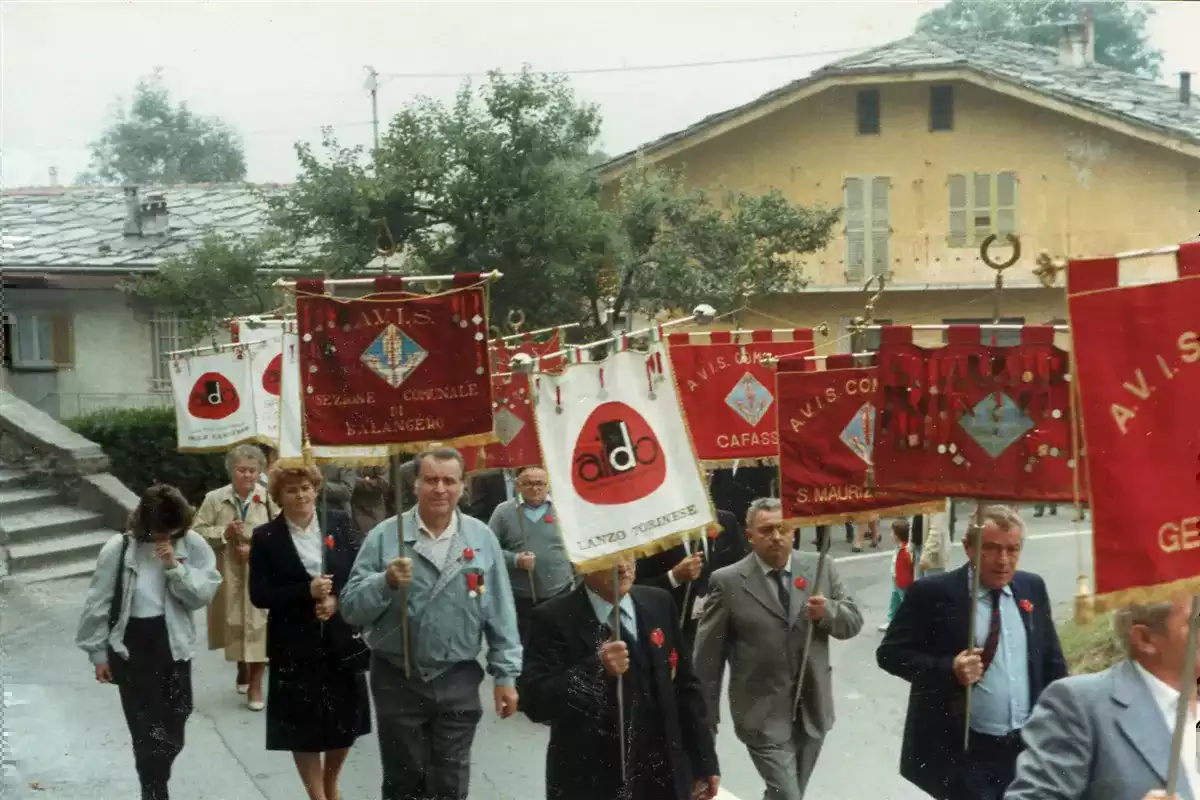 1986 Inaugurazione Labaro AIDO
