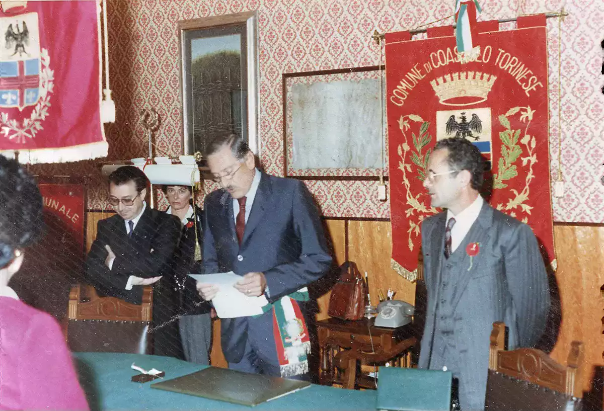 1986 Nella Sala Consigliare