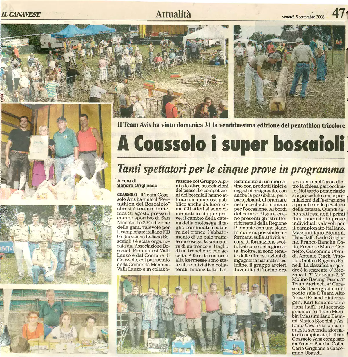 "Il Canavese" - 5 settembre 2008