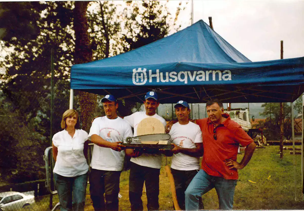 Campioni d'Italia 2007 con la dottoressa Elena Vigna e il sindaco Franco Musso