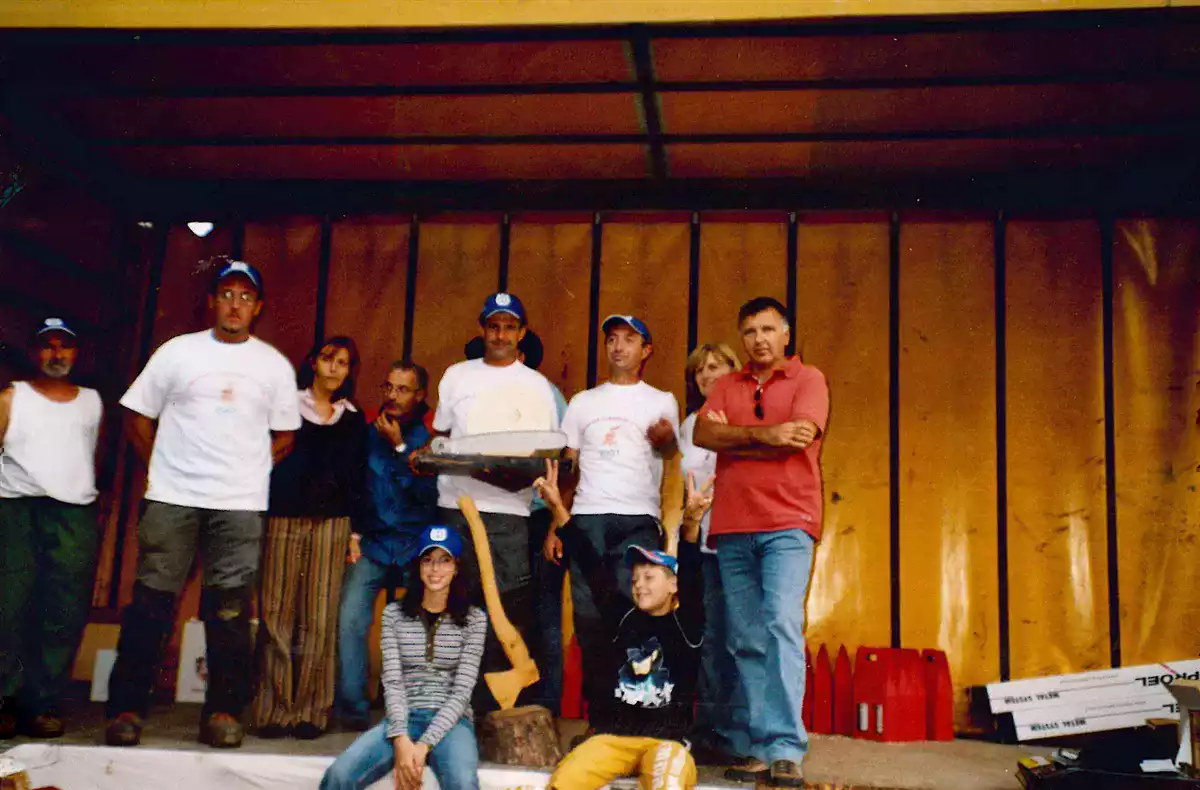 Campioni d'Italia 2007 - Sul palco col sindaco Franco Musso