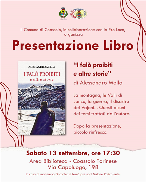 Presentazione del libro "I falò proibiti e altre storie"