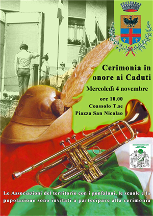 4 Novembre 2026 - Cerimonia in onore dei Caduti