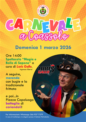 Carnevale a Coassolo!