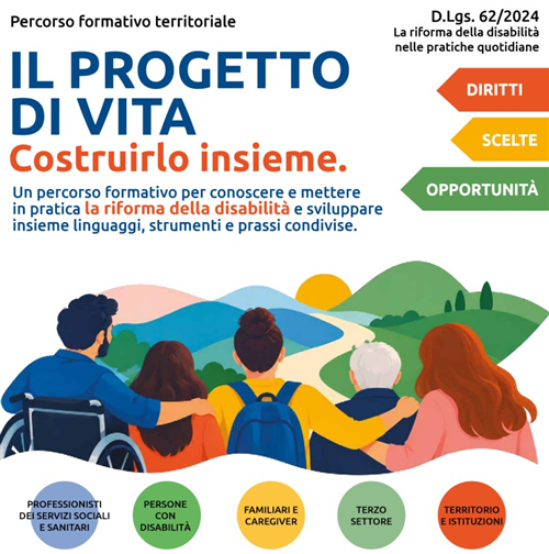 Avvio del percorso formativo "IL PROGETTO DI VITA" - conoscere e mettere in pratica la riforma della disabilità