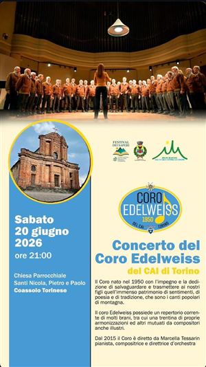 Concerto del Coro Edelweiss del Cai di Torino