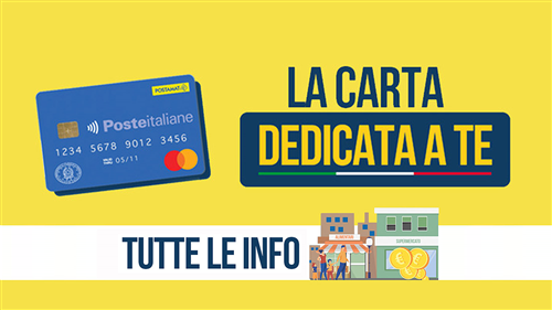 Carta Dedicata a Te 2026 e 2027 - elenco beneficiari e indicazioni operative